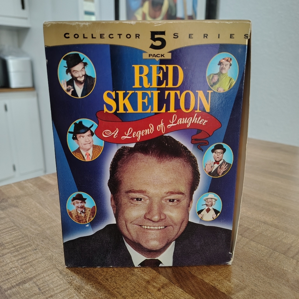 Red Skelton Collector Series 5-Pack VHS Box - Blue & Gold 1997